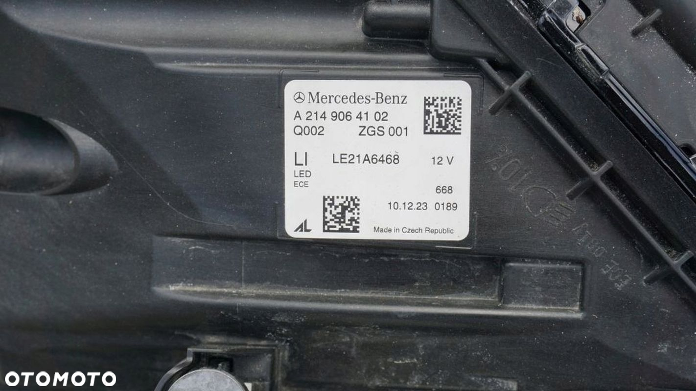 MERCEDES E W 214 - LEWA LAMPA PRZÓD DIGITAL - 3