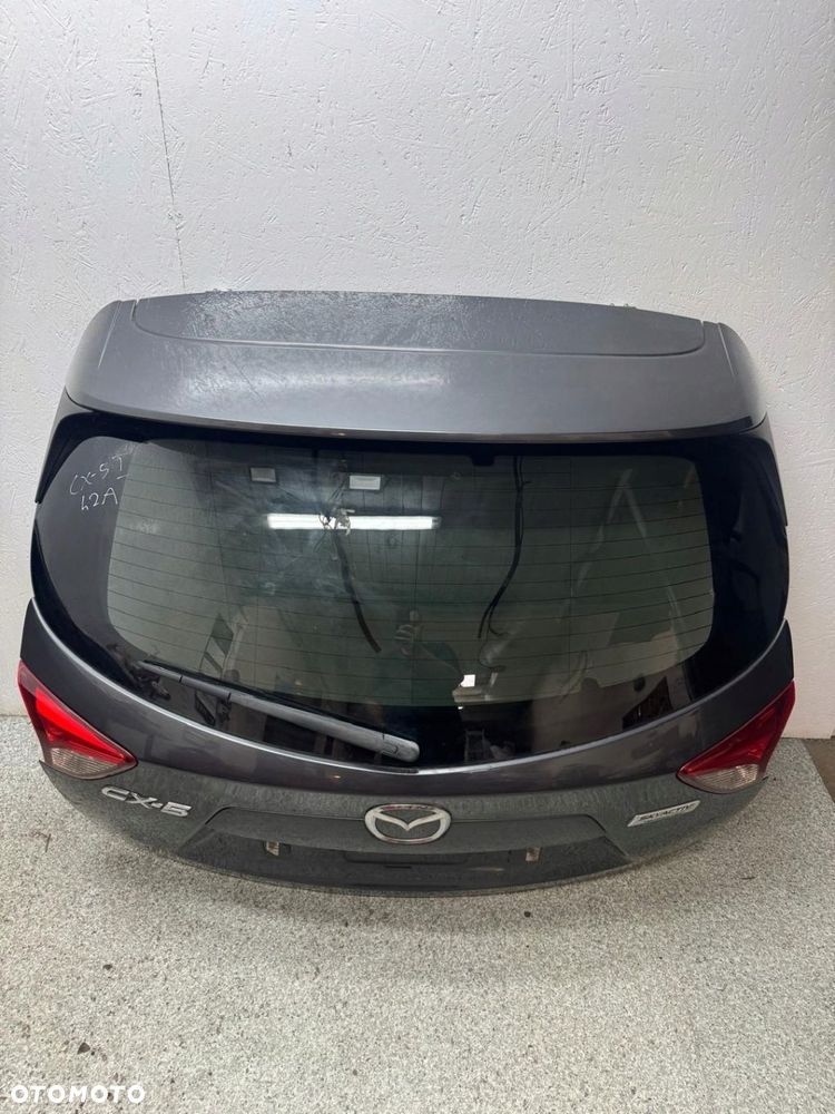 KLAPA BAGAŻNIKA KOMPLETNA MAZDA CX5 CX-5 2012-2017r KAMERA KOD KOLORU 42A