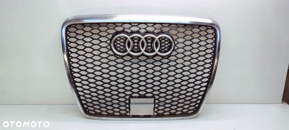 GRILL ATRAPA CHŁODNICY RADAR AUDI RS6 A6 C6 4F0853651AL 4F0853651AM - 1