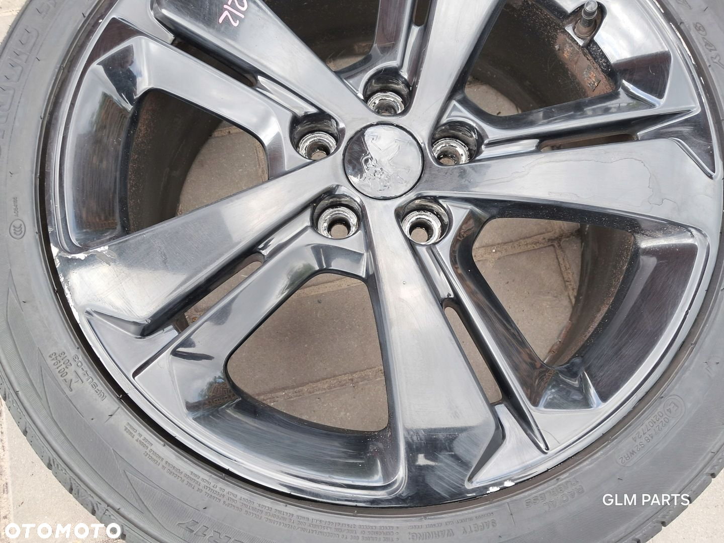 Peugeot 308 II T9 Felgi aluminiowe 17" 7,5" ET44 5x108 9677989777 - 3