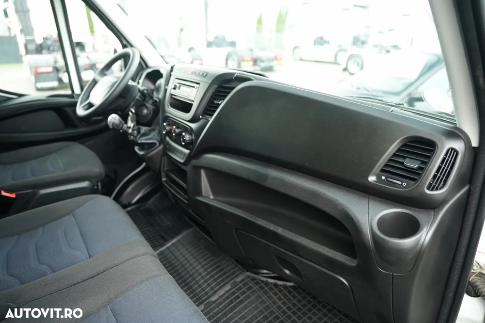 Iveco DAILY 35-160 / BASCULABILĂ - 2,9 M / BENĂ DIN OȚEL / ROȚI SPATE DUBLE / MANUALĂ / IMPORT - 36