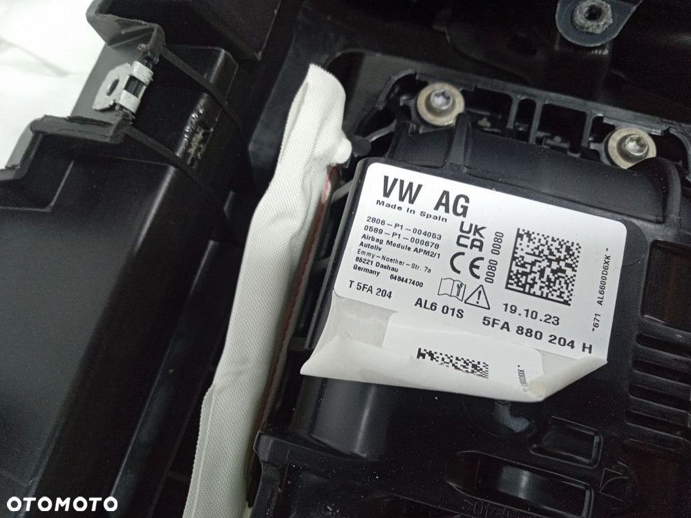 SEAT LEON IV 4 20- DESKA KONSOLA PODUSZKI DO REGENERACJI KPL EU - 14