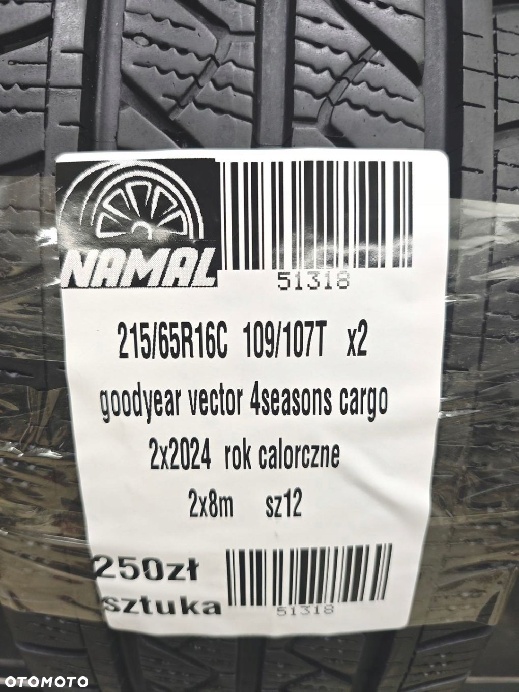 215/65r16c goodyear 2024r opony całoroczne 8mm 51318 - 8