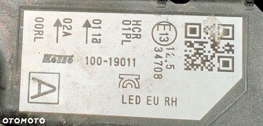Nissan Qashqai Reflektor Prawy KOITO100-19011 - 9