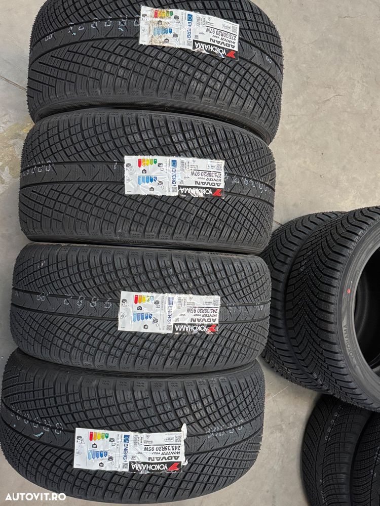 Vând set anvelope 245/35/20-275/30/20 Yokohama de iarnă noi - 1