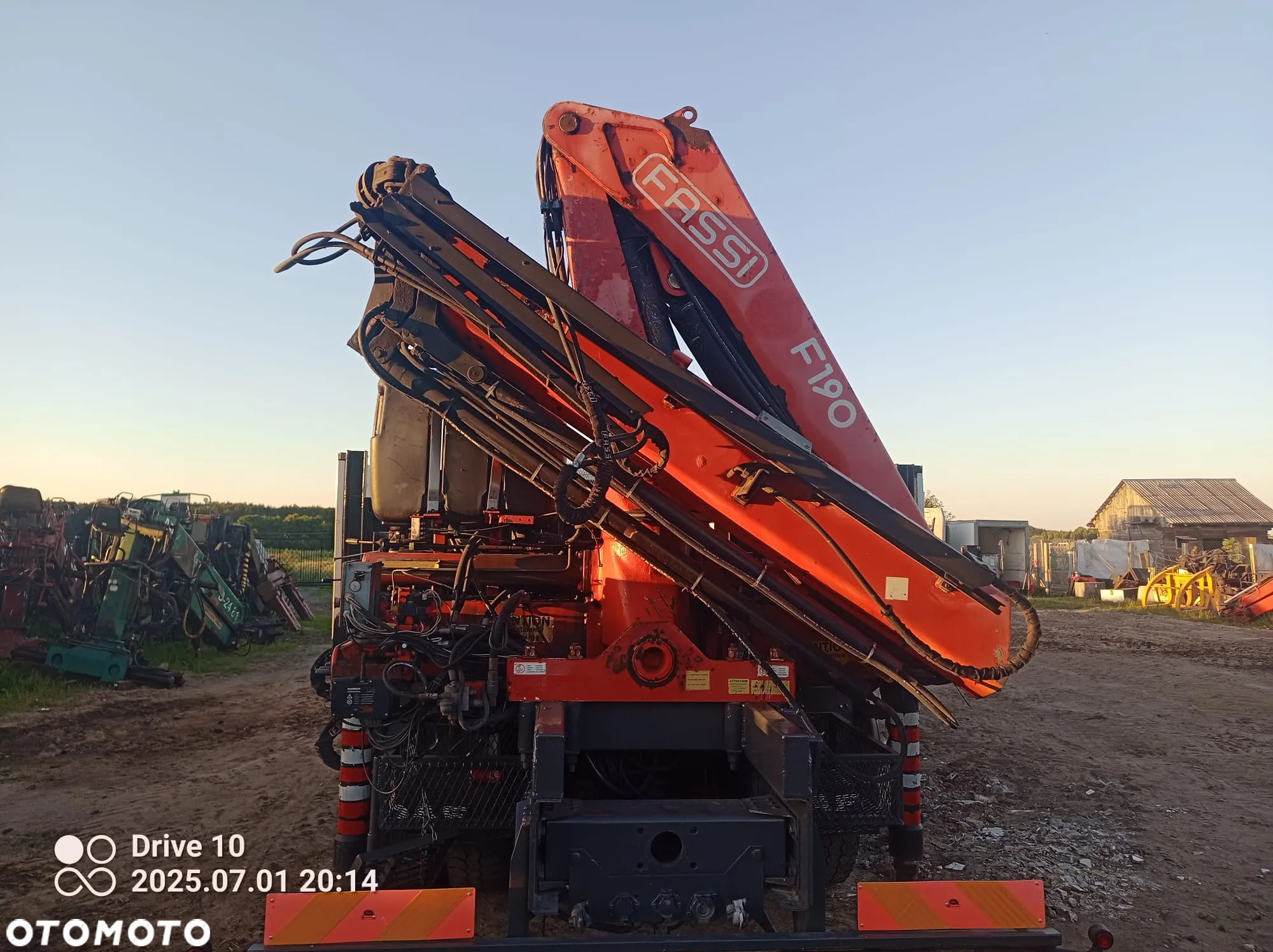 Hds Fassi F190A23 2005rok dźwig żuraw 3 wysuwy hydrauliczne - 2