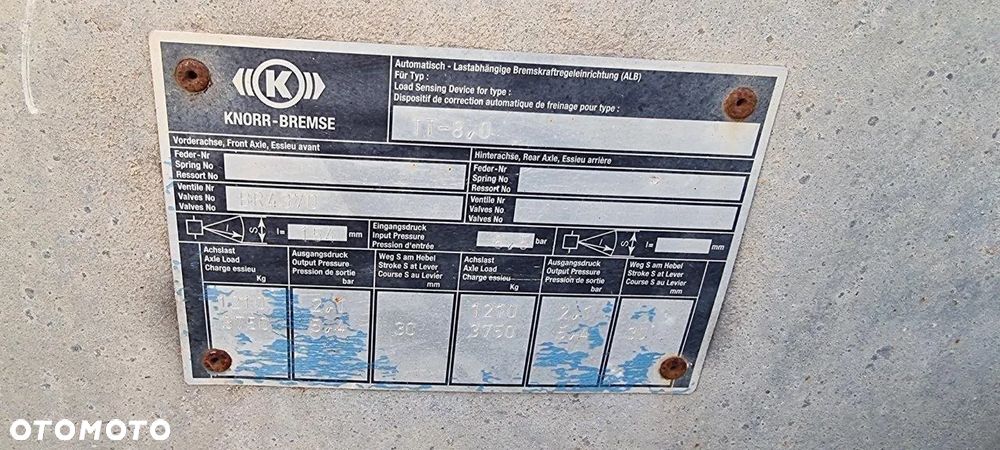 Inny Przyczepa 2 osiowa tandem, najazdy dwuczęściowe 3,2m - 22