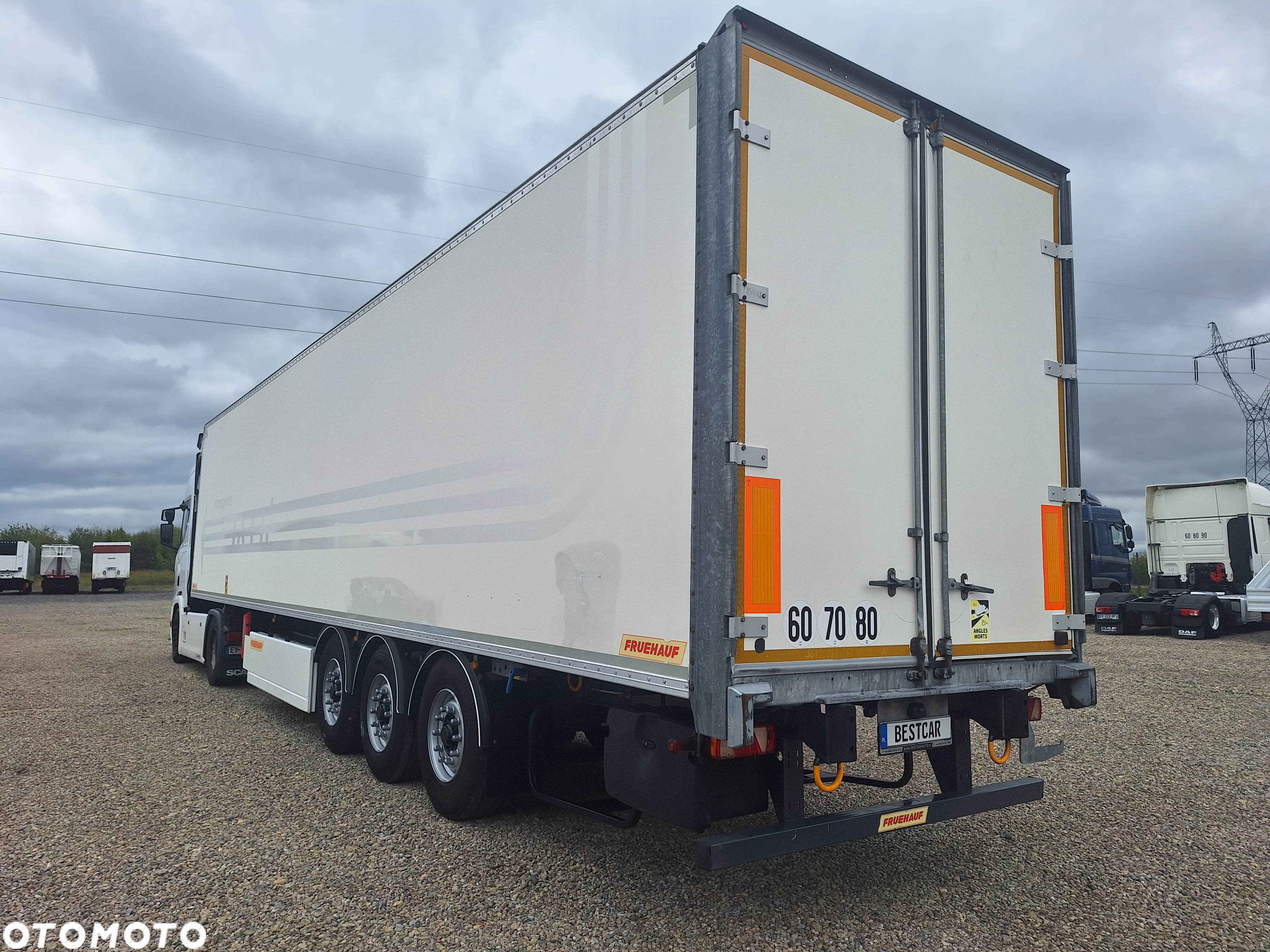 Fruehauf FURGON DOPPELSTOCK 2015 / kosz paletowy / opony jak nowe / Import Francja - 2