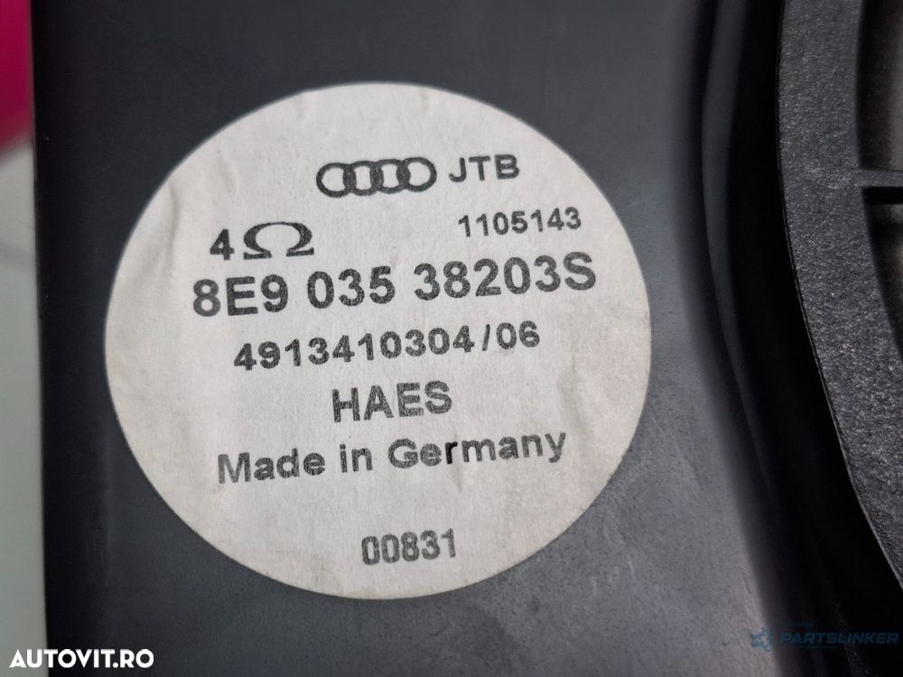Subwoofer AUDI A4 III Avant 8ED, B7 2004 - 2008 TDI BKE, BRB 8E9035382 - 4