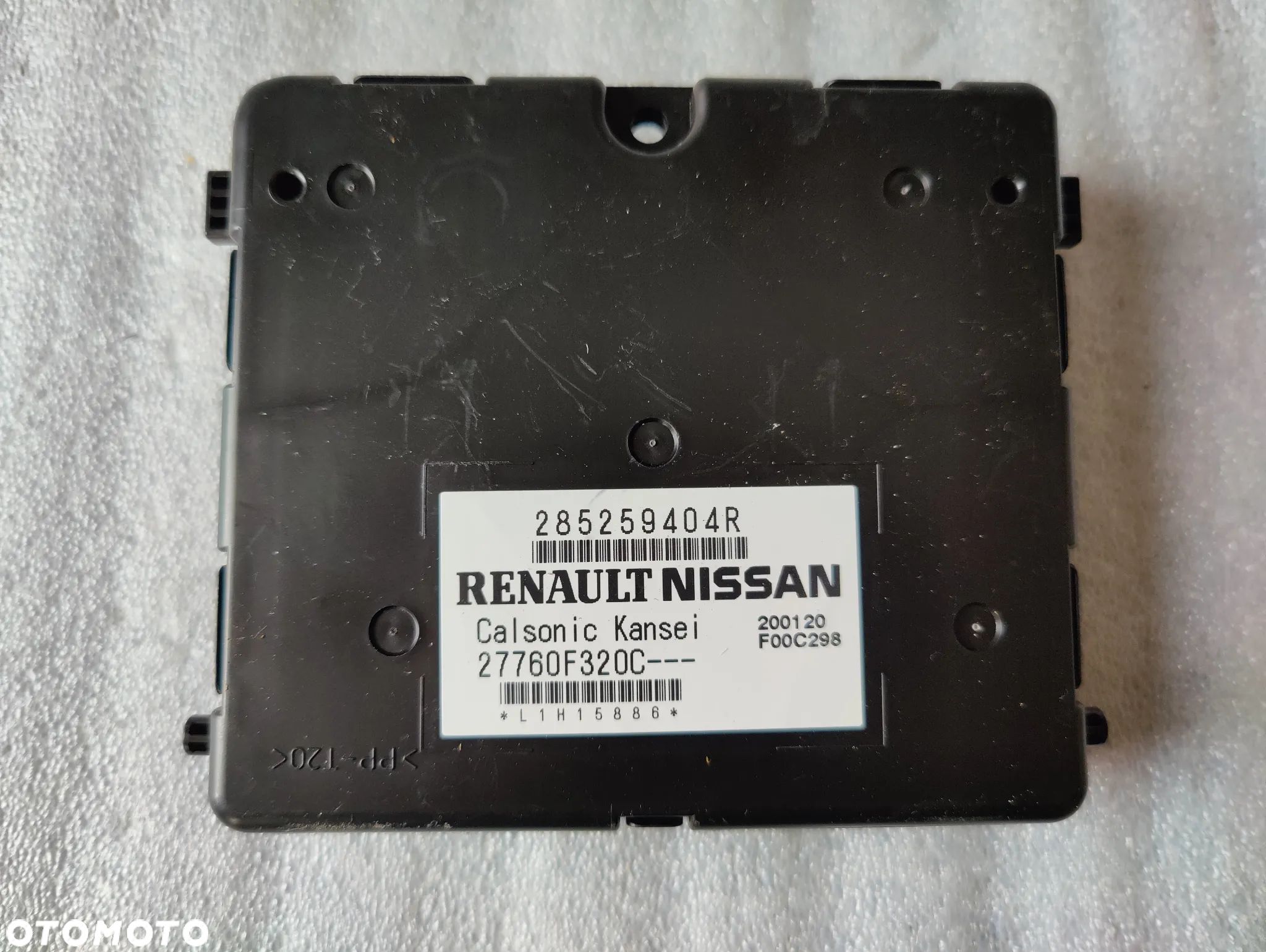 RENAULT ZOE II MODUŁ STEROWNIK KLIMATYZACJI 285259404R - 1