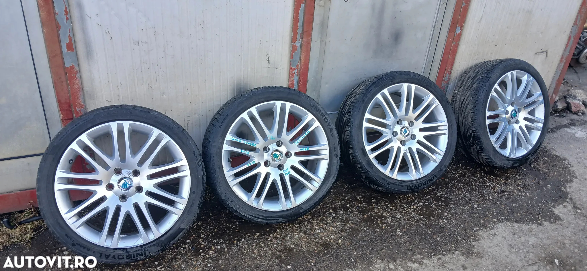 Jante aluminiu Skoda Superb 225/40R18 2012 - 2