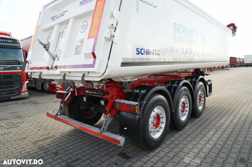 Schmitz Cargobull BASCĂ SCHMITZ 25 m3 / ALUMINIU / AXĂ RIDICATĂ / JANTE DIN ALIAJ - 13