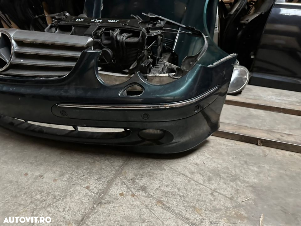 Toate piesele din fata MERCEDES CLK an 2005 diesel : capota, bara fata, grila, trager, radiatoare, ventilator, faruri, aripi - 7