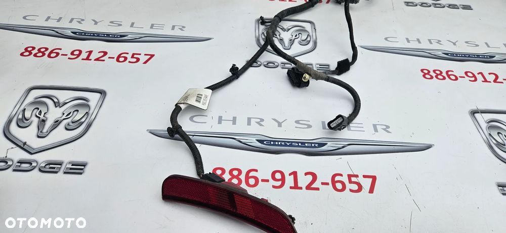 Chrysler Pacifica 2016- Instalacja zderzaka tylnego pod 4x PDC Wiązka PDC P68228594AE  Moduł martwego pola Radar zderzaka tył 68306454AB - 4