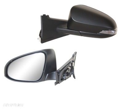 Oglinda exterioara Toyota Yaris, 07.2014-; Yaris, 05.2017- , Stanga, reglare electrica; grunduit; incalzita; geam convex; cromat; 7 pini; cu semnalizare, View Max - 1