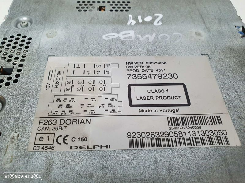 Auto Radio Opel Combo Caixa/Combi (X12) - 3