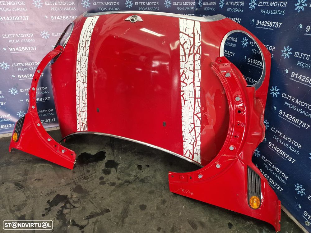 Frente completa usada MINI ONE D R56 capot parachoques oticas guardalamas R55 R57 - 10