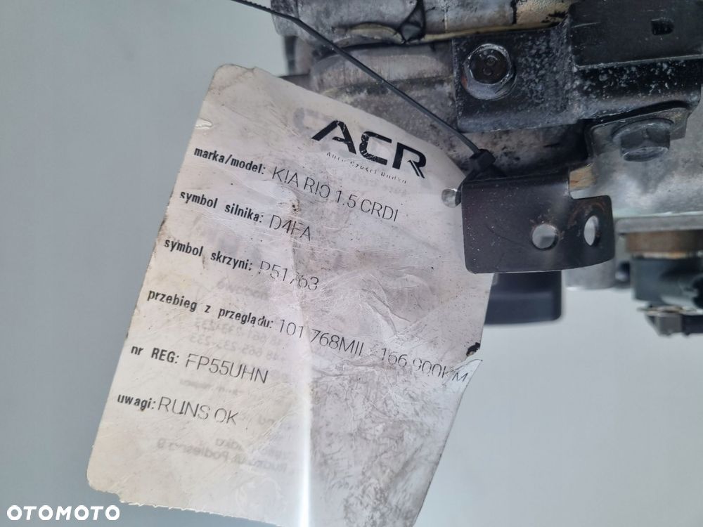 SILNIK KOMPLET Hyundai Accent III 1.5 CRDI udokumentowane 166tyś D4FA - 2