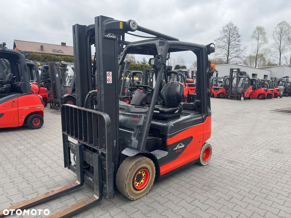 Linde E25 Evo triplex 2022 bat. przesuw  skok h16 e20 toyot e16