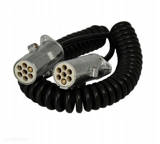 PRZEWÓD ELEKTRYCZNY SPIRALNY Z WTYCZKAMI TYP S 24V - 1