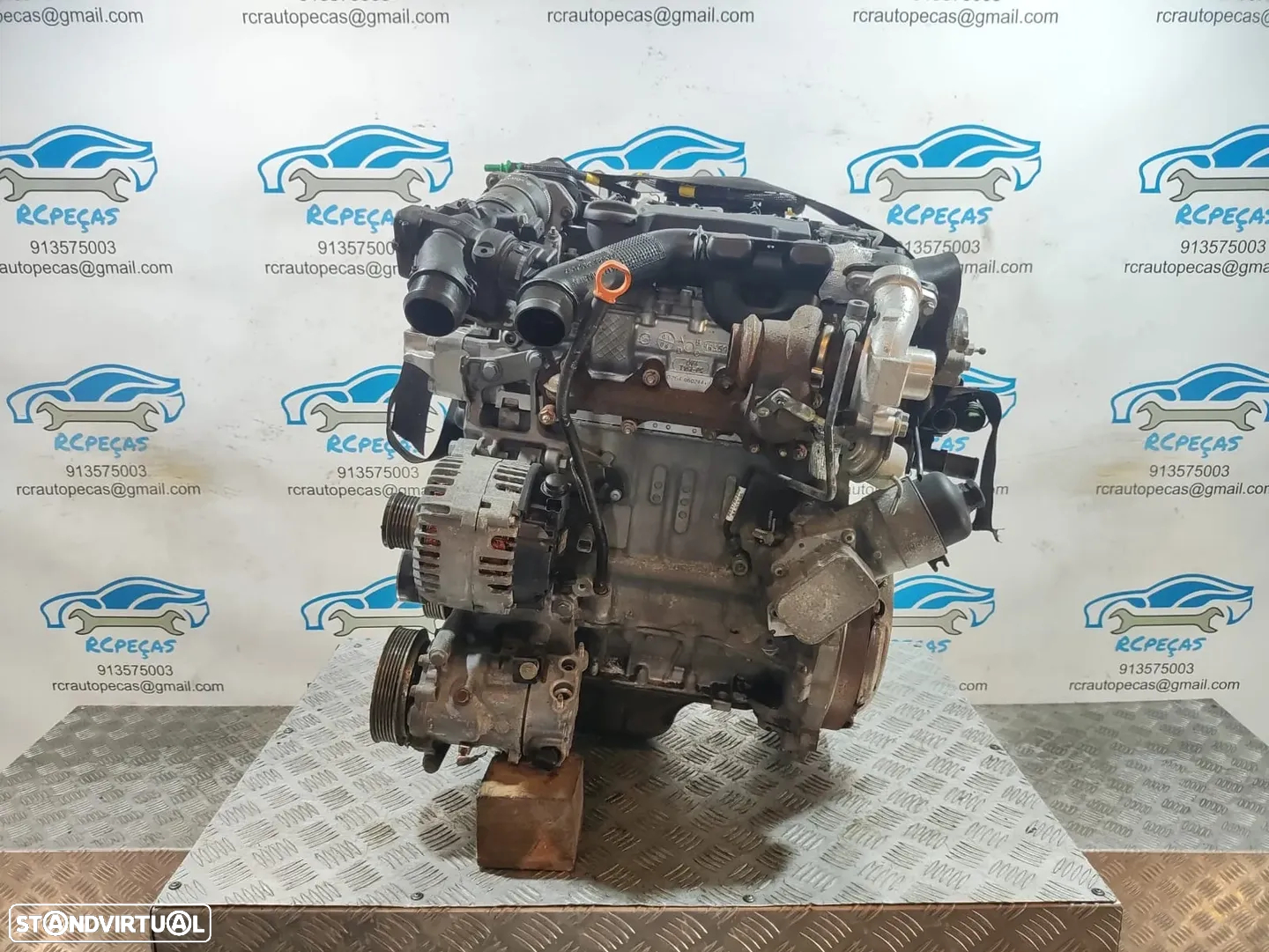 Motor Completo PSA Peugeot Citroen 9HX 9H02 9HV 1.6HDi 16v 90cv Injeção Bosch - 2