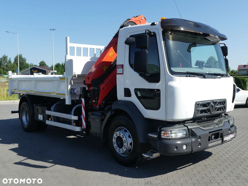 Renault D 18.280 / WYWROTKA 2 STR + HDS SKŁADANY W Z / NISKI PRZEBIEG / - 16