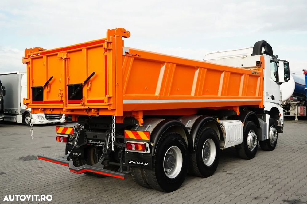 Mercedes-Benz AROCS 3243 / 8x4 / BASCUNĂ CU 2 LATE / MEILLER / BASCUNĂ HIDRAULICĂ / BORDMATIC / AUTOMATĂ / EURO 6 - 15