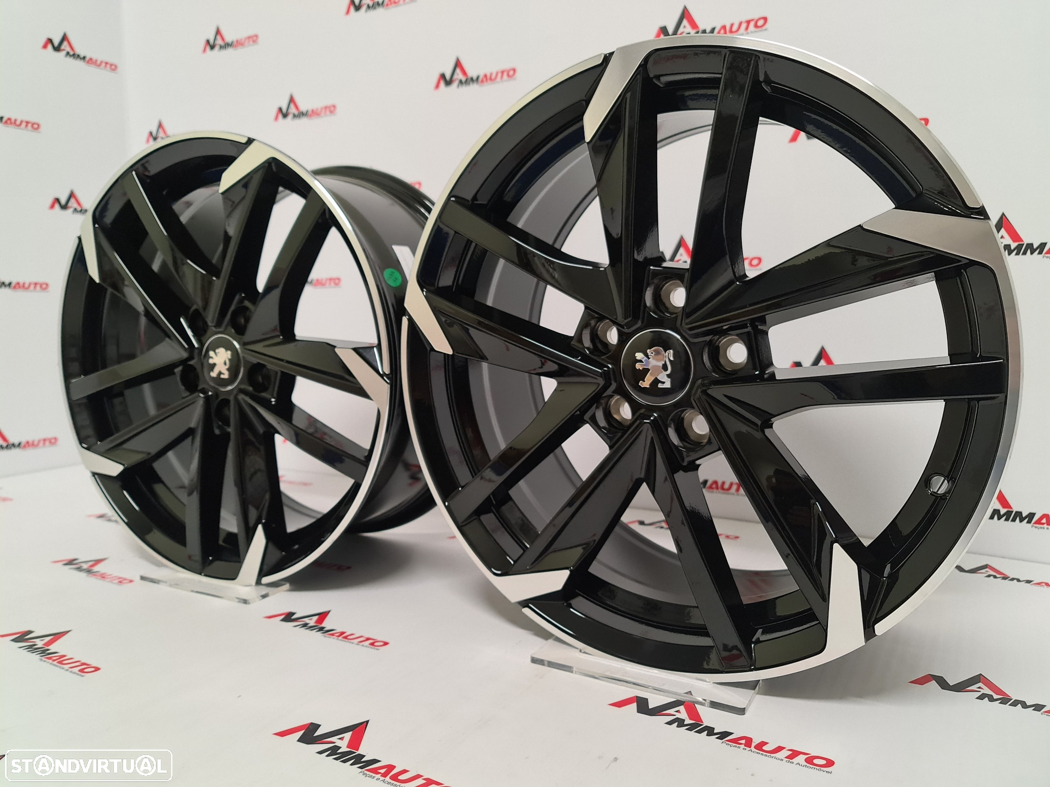 Jantes Look Peugeot 308 GTI Preto Brilho 17 - 2