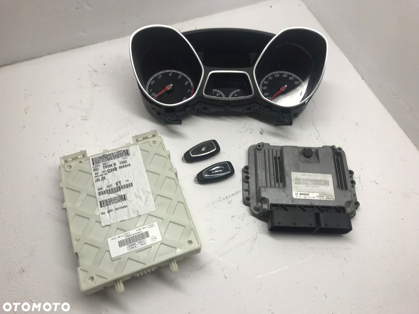 FORD FOCUS MK3 ST 2.0 TdCI ZESTAW DO ODPALANIA KOMPUTER LICZNIK KLUCZYK EU - 1