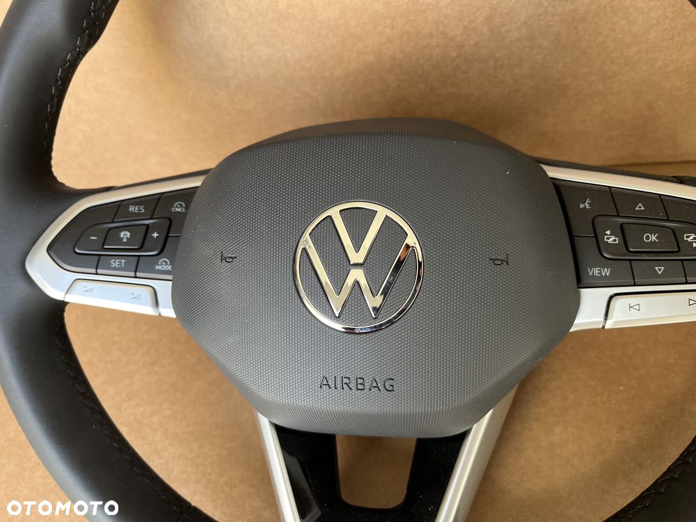 KIEROWNICA VW CADDY 2K7 VW T6.1 T7 VW TROC SKÓRA AIRBAG NOWA ORYGINAŁ - 2