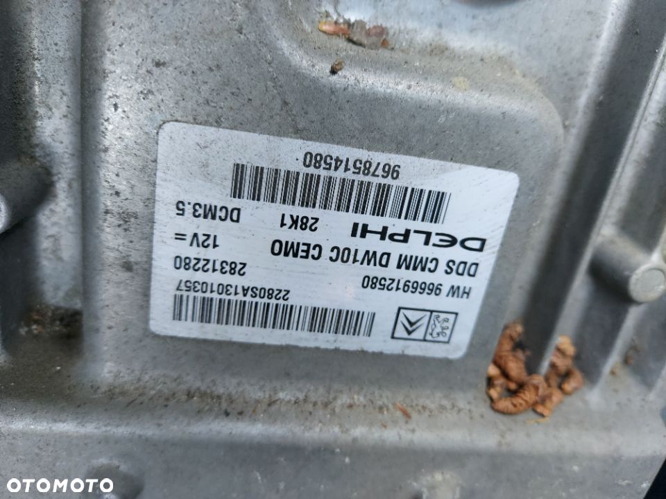 Peugeot Expert II  Sterownik Silnika 9678514580 - 2