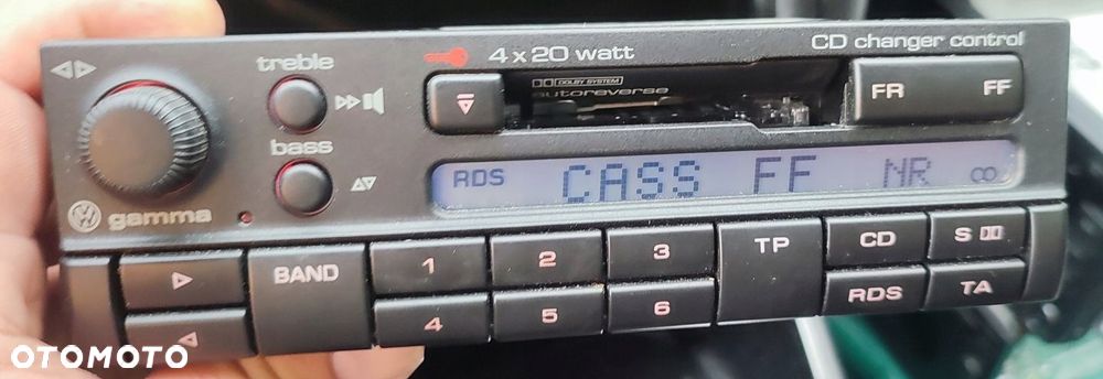 Radio Gamma IV Oryg. Volkswagen Passat B3 Golf III Vw T4 3B0035186A Idealne - 6