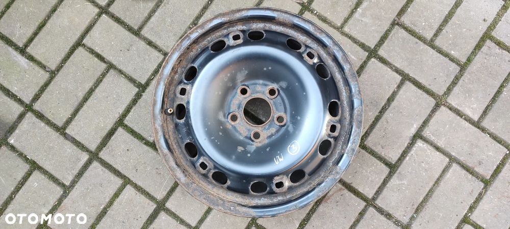 FELGI STALOWE 5X100 6Jx15 CALI ET43 VW POLO IBIZA 4 SZTUKI KOMPLET - 4