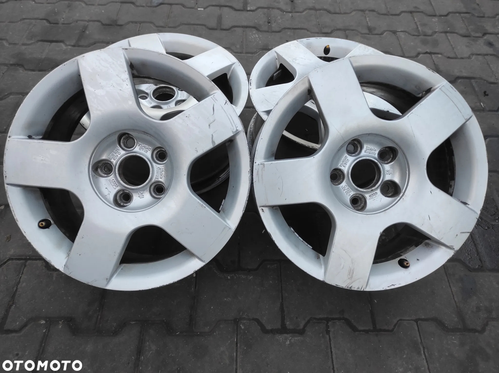 FELGI ALUMNIOWE ALUFELGI KOŁA S LINE RACING 5X112 7Jx16H2 ET42 8E0601025C VW AUDI SEAT SKODA WYSYŁKA !!!! - 2
