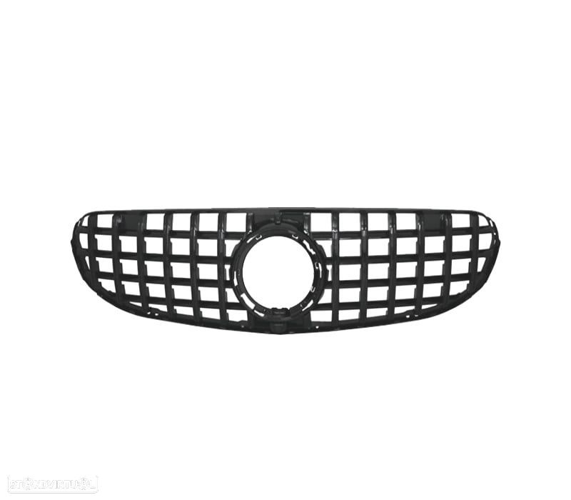 GRELHA FRONTAL MERCEDES GLC X253 C253 15-18 LOOK AMG GT PRETO - 2