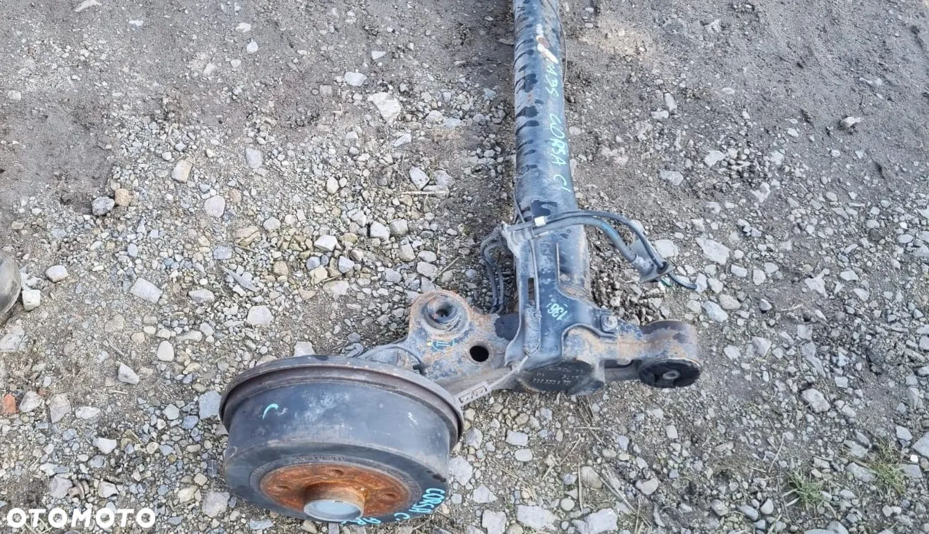 Belka zawieszeszenia tył oś Opel Corsa C po lifcie ABS - 3