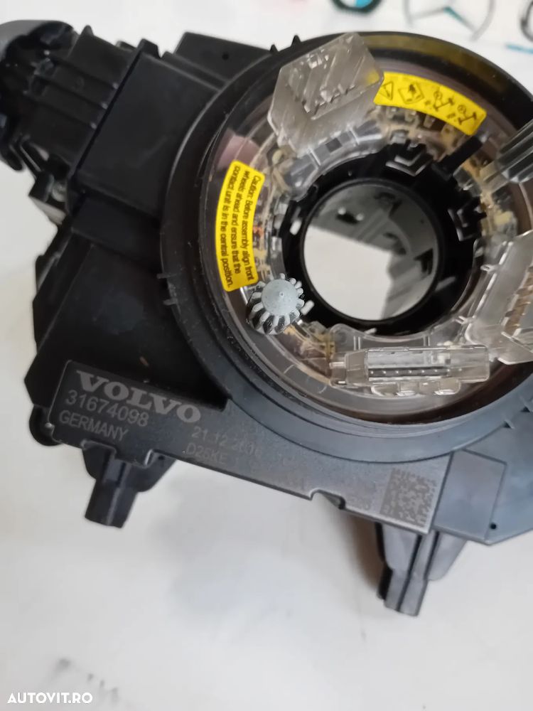 Ansamblu Spira Volan Airbag Maneta Volvo S90 V90 AN 2016-2020 Cod 31674098 - 8