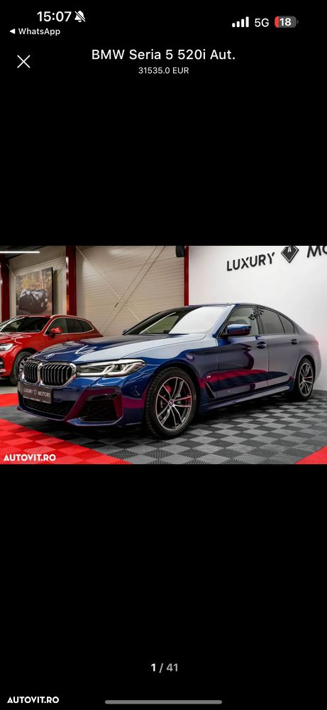 BMW Seria 5 520e AT PHEV - 1