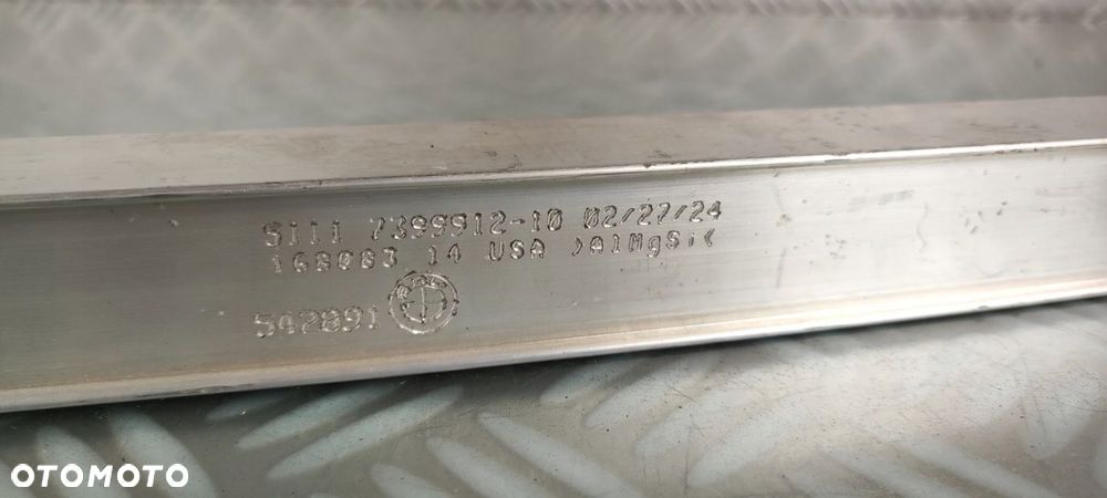 7399912 belka pod zderzak przedni dolna wzmocnienie BMW X3 X4 G01 G02 - 2