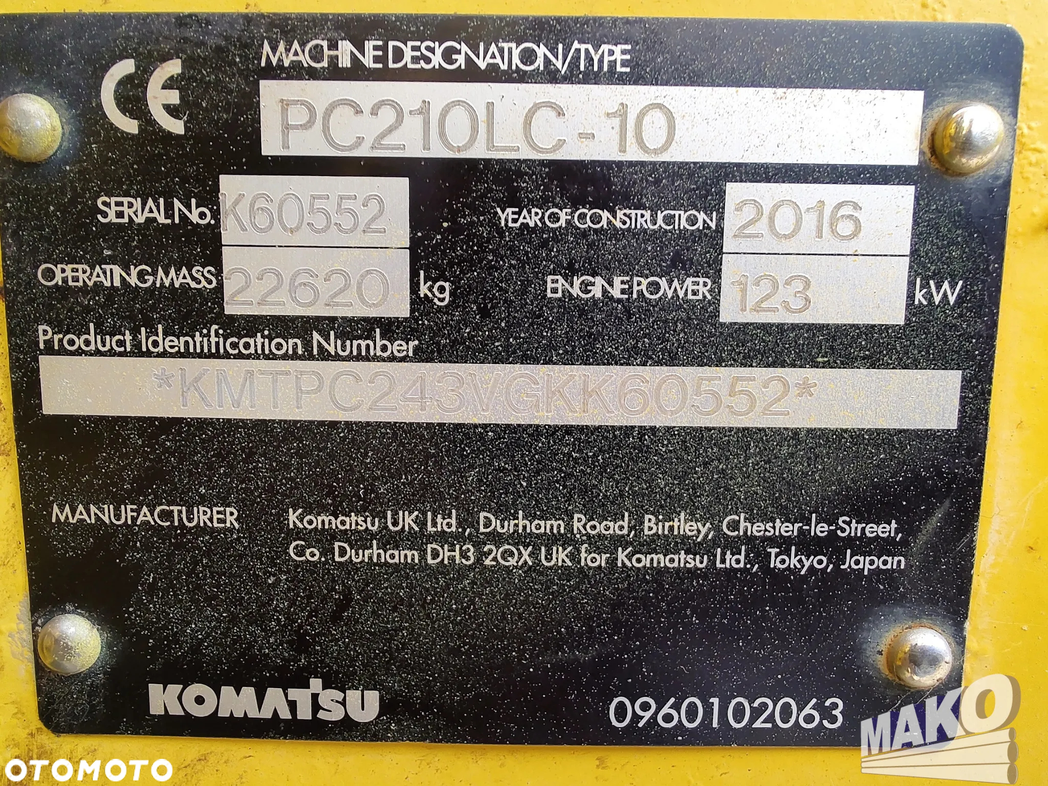 Komatsu PC210 LC-10 - 18