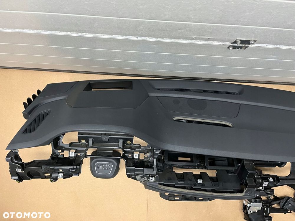 KONSOLA AUDI Q7 4M0 SQ7 AIRBAG PASY HEADUP SOUL CZARNA KOKPIT ORYGINAŁ - 5