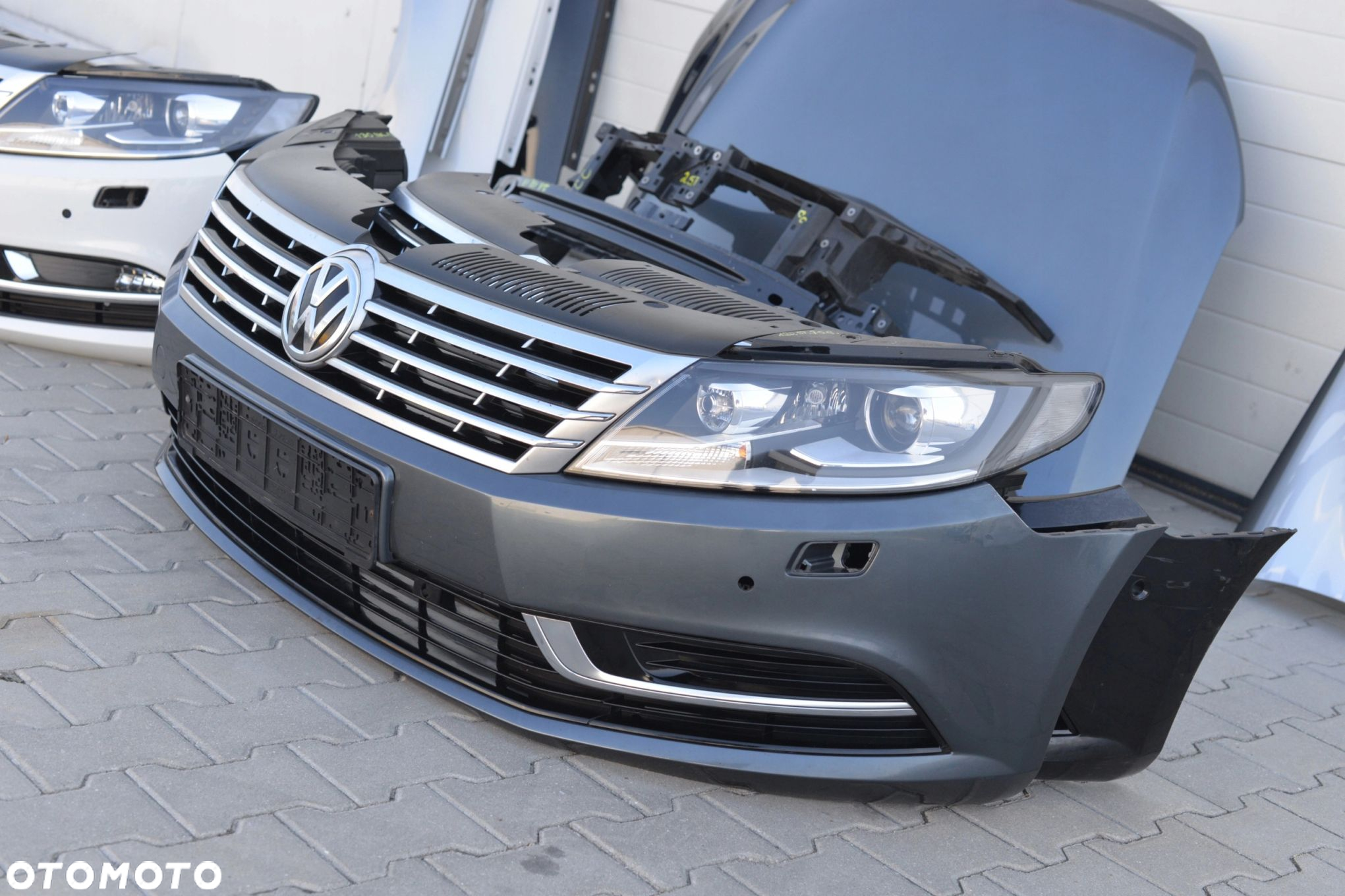 MASKA ZDERZAK GRILL BŁOTNIK LAMPA XENON PAS BELKA VW CC LIFT 2011-2016 - 7