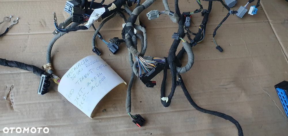 Instalacja wiązka konsoli deski Ford Transit Custom MK8 Lift JK2T-14K024-AEB JK2T-14C007-AKB - 6