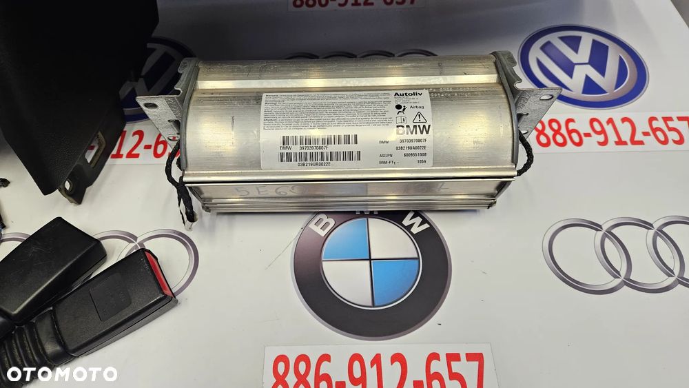 BMW 5 E60 E61 LIFT LCI Start Stop Kokpit Konsola Deska Poduszki powietrzne Airbag Napinacze - 7