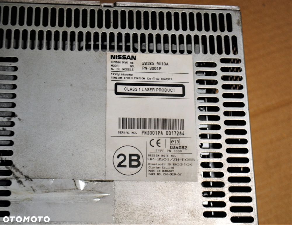 Radio Nissan Note - 3