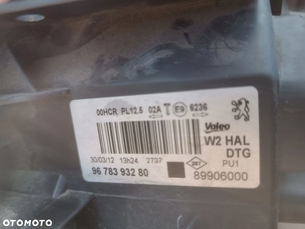Peugeot 508 I 1 reflektory lampy przednie ANGIELSKIE komplet 2 sztuki Lewy + Prawy - 8