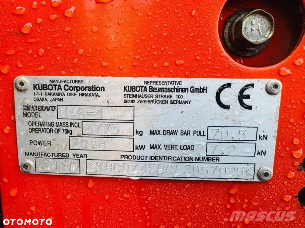 Kubota U48-4 - 12
