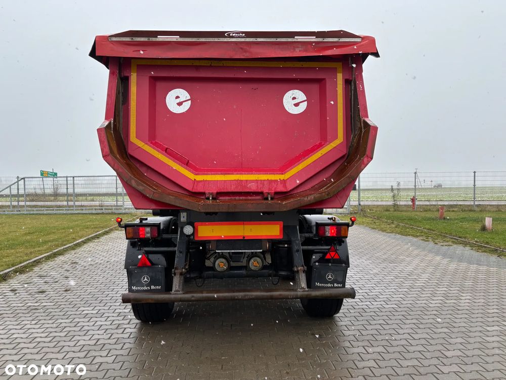 Carnehl MC2A20 2 osie szeroki rozstaw , osie SAF, mulda stalowa, (SChmitz, Schwarzmuller, Meiller, Langendorf) oś podnoszona, automatyczna plandeka - 4