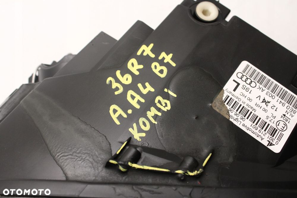 AUDI A4 B7 04R- REFLEKTOR LAMPA LEWY PRZÓD LEWA PRZEDNIA - 12