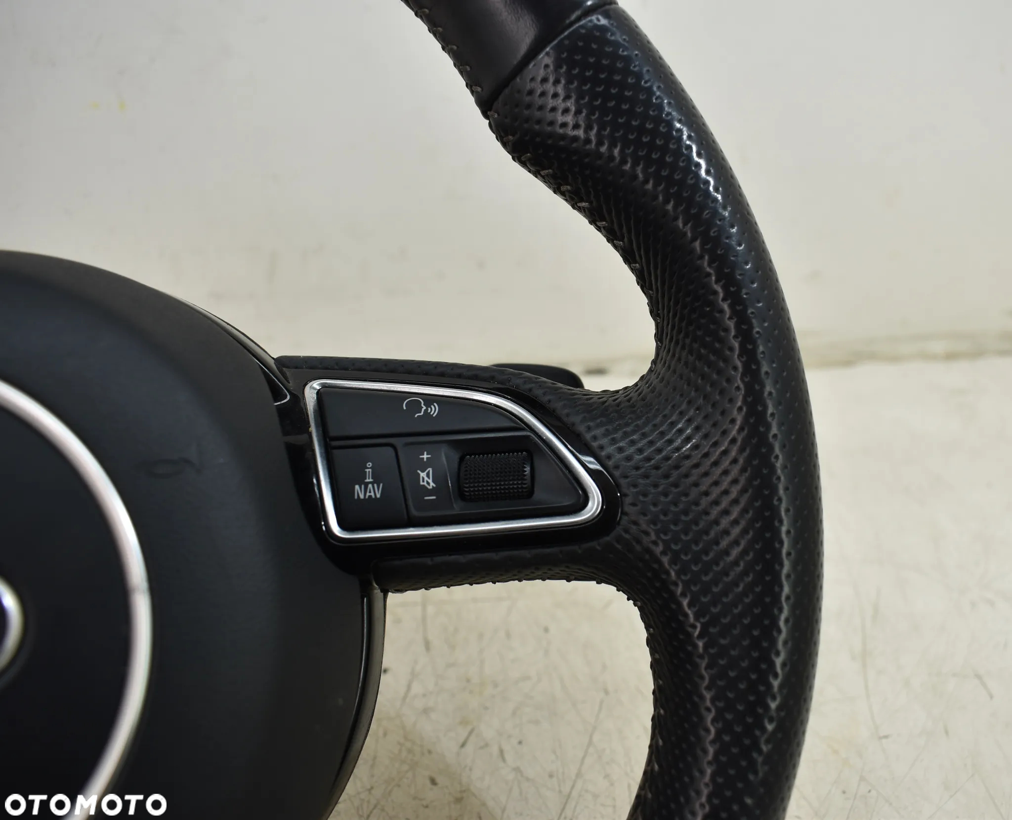 KIEROWNICA SKÓRA MULTIFUNKCJA ŁOPATKI AUDI A6 C6 S-LINE - 5